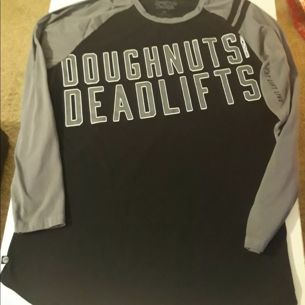 Doughnuts & Deadlifts long sleeve shirt